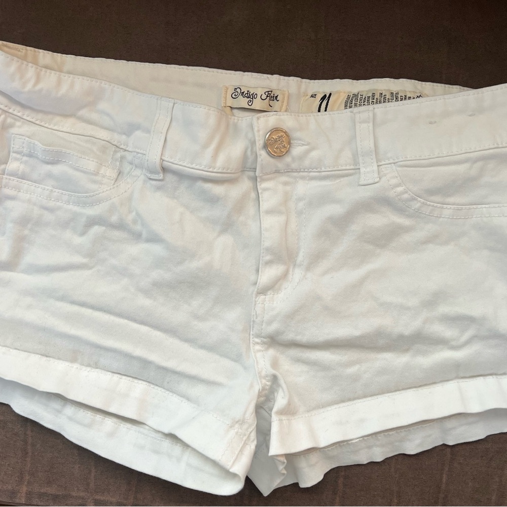 White Denim Women's Shorts